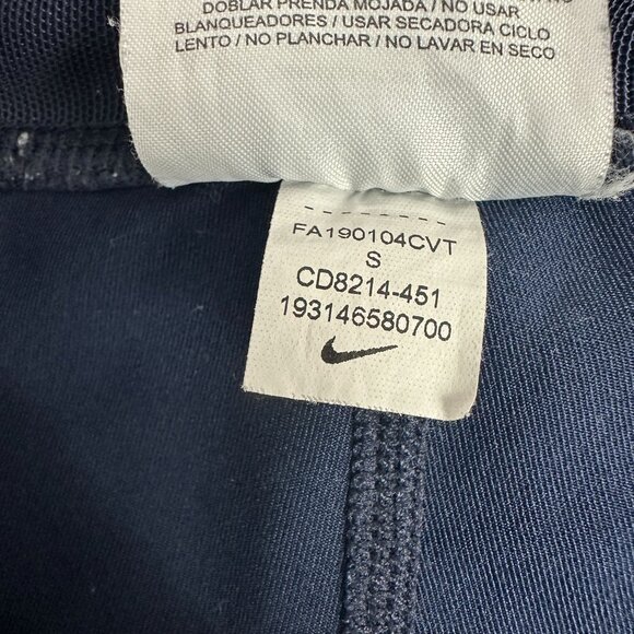 Nike Womens Dri-FIT Navy Blue Athletic Leggings Size S - Picture 6 of 8